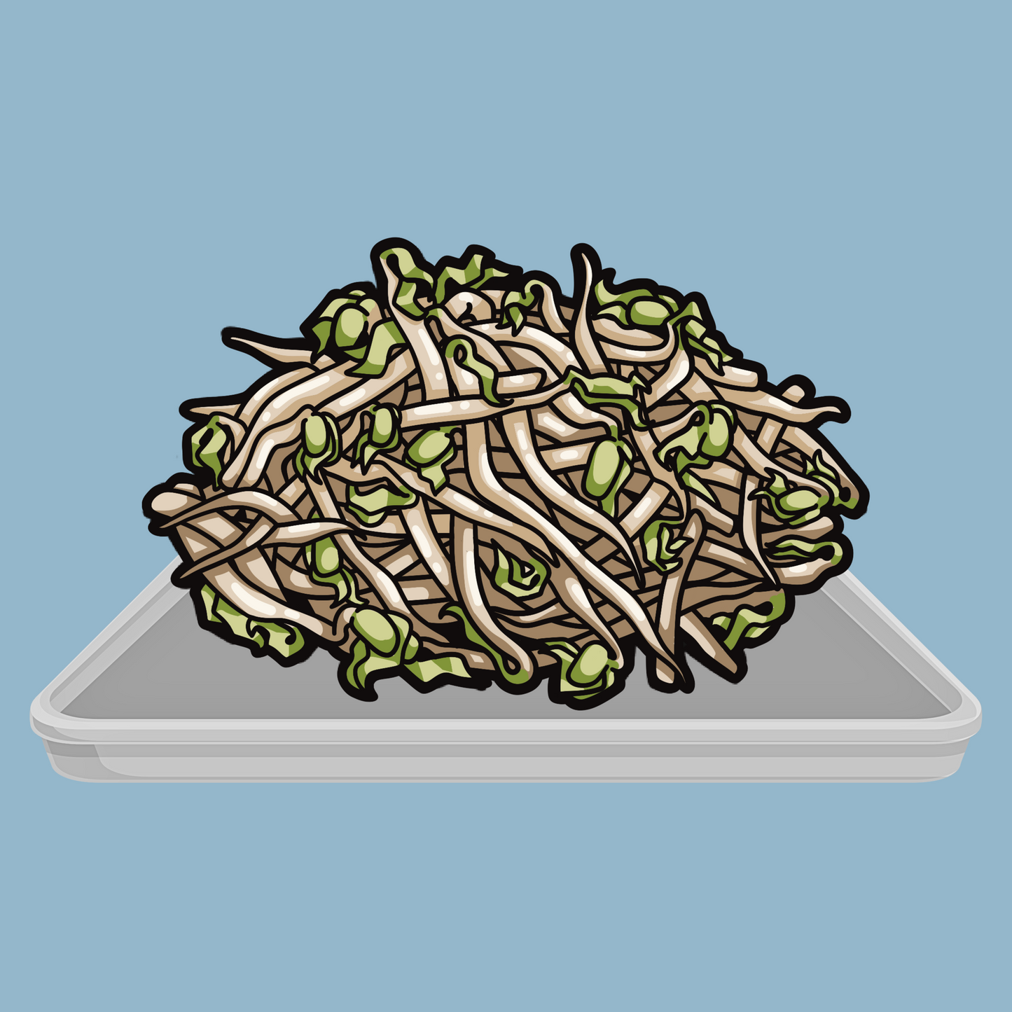Bean Sprouts (taugeh) Sticker