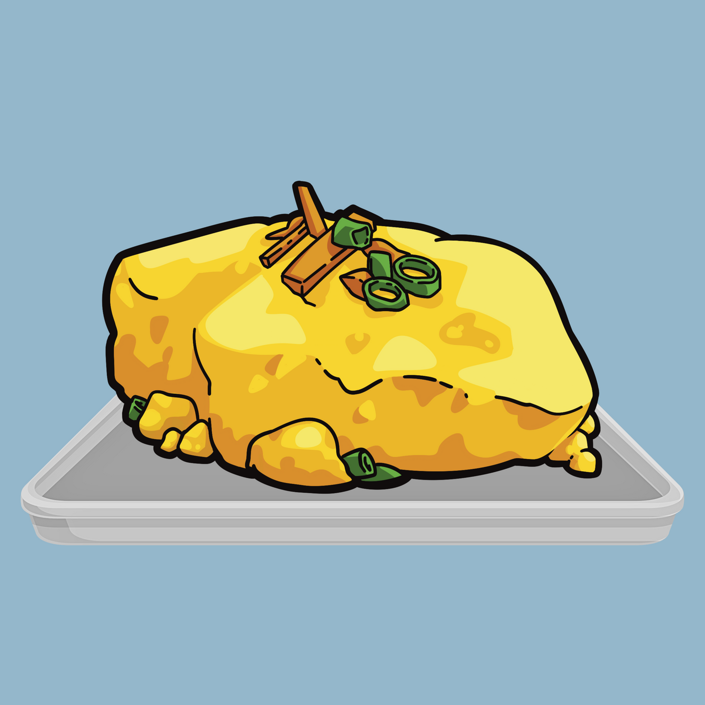 Steamed Egg Sticker