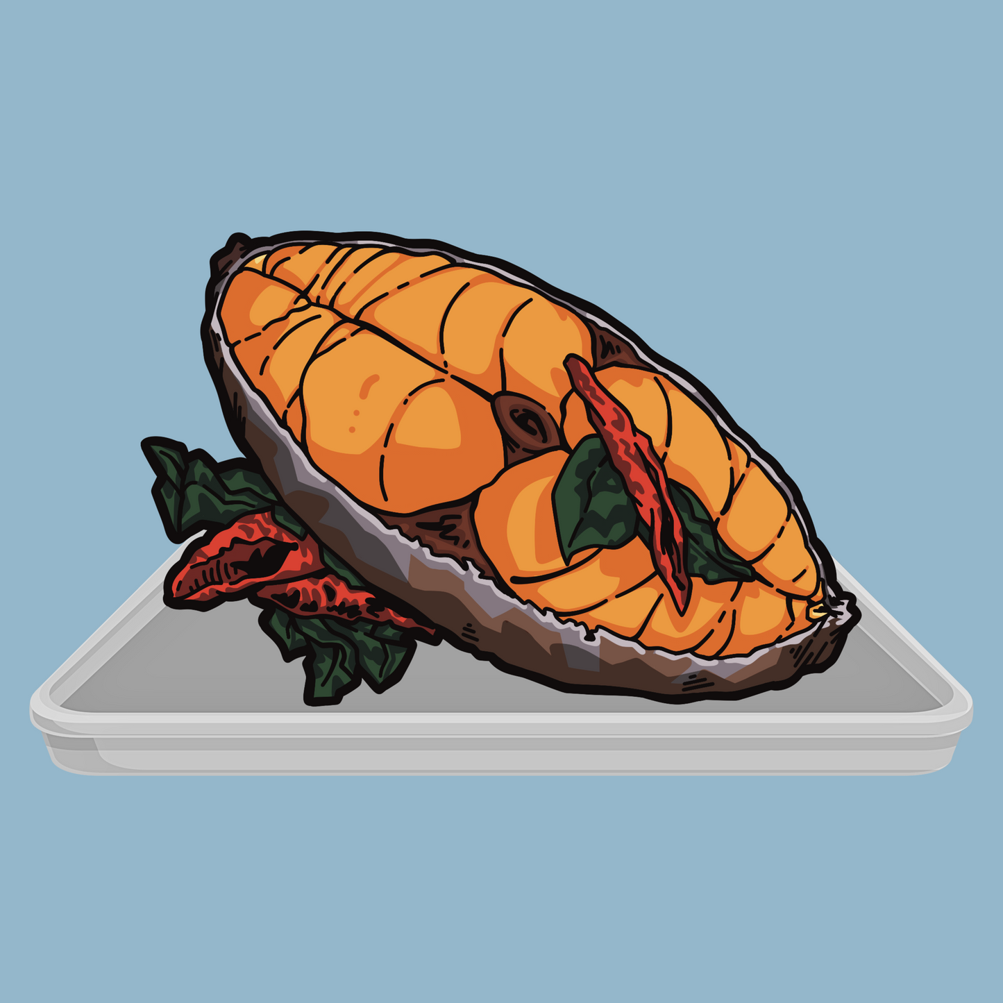 Fried Batang Fish Sticker