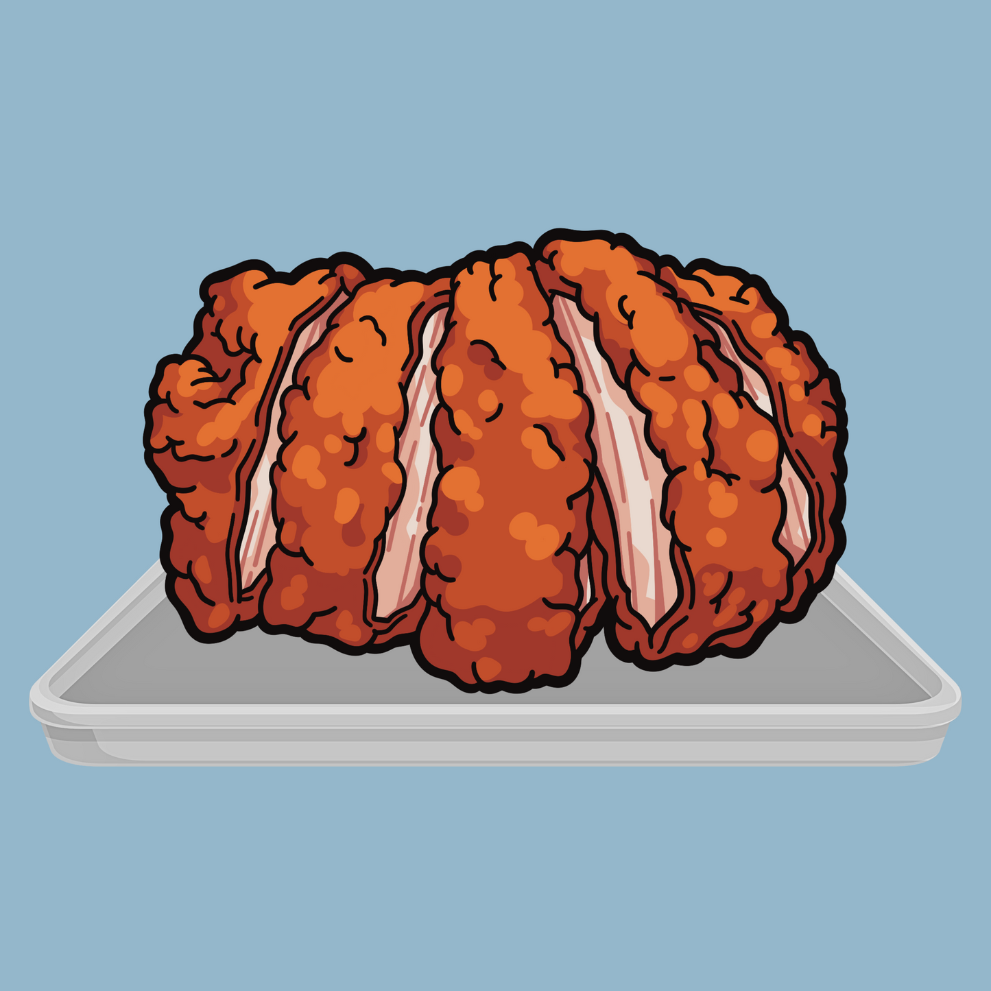 Meat Cutlet Sticker