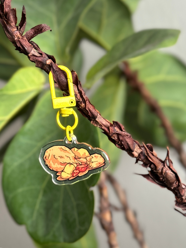 Curry Chicken Keychain