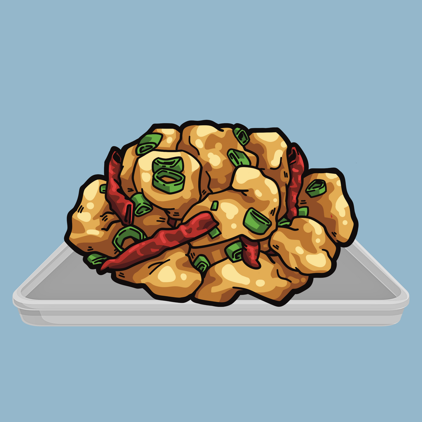 Kung Pow / Salted Egg / Mala Chicken Sticker