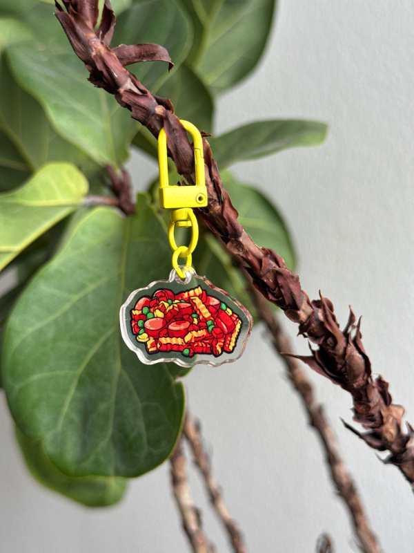 Hotdog & Fries Keychain
