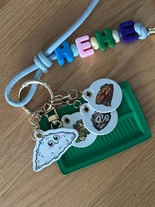 (NEW!) Nasi Padang Leather Bag Charm