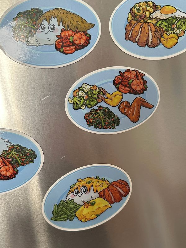 Magnet Blue Plate CaiFUN Party Pack
