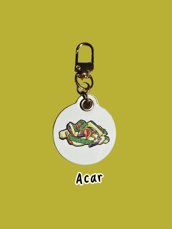 Nasi Padang Leather Bag Charm