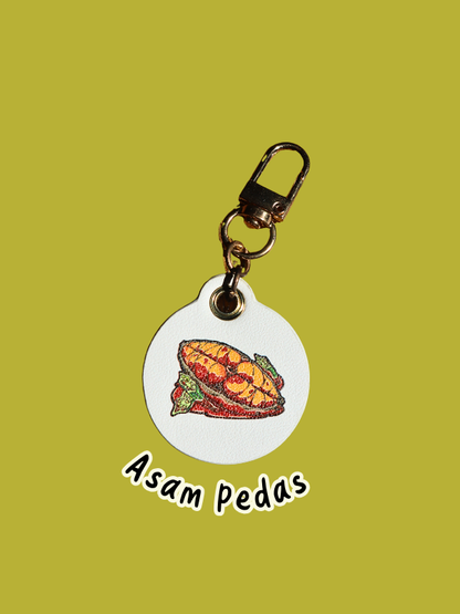 Nasi Padang Leather Bag Charm