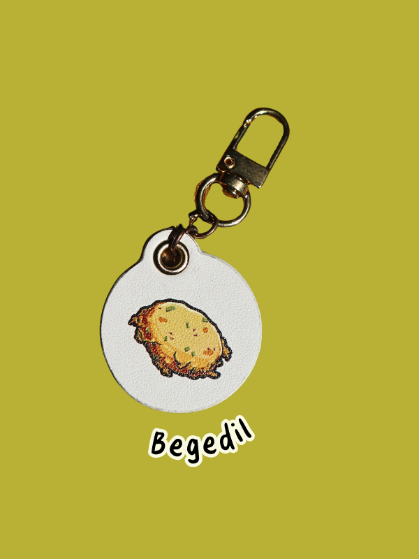 Nasi Padang Leather Bag Charm