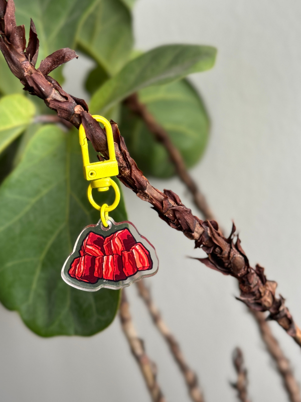 Braised Pork Belly Keychain