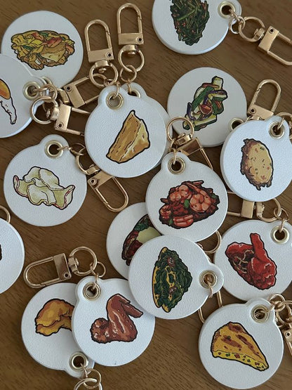 Nasi Padang Leather Bag Charm