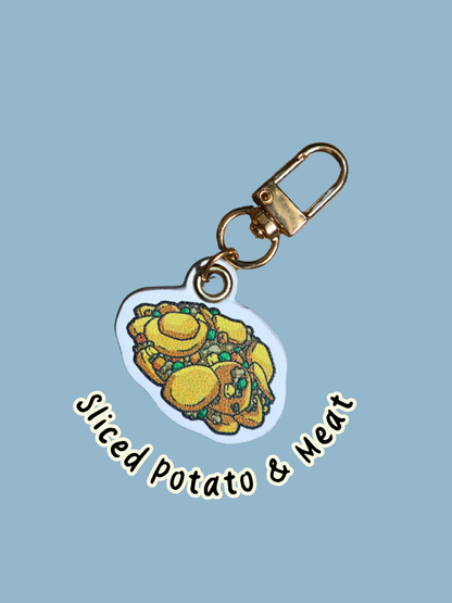 Tapau Box Leather Bag Charm