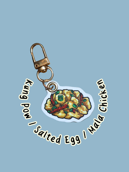 Tapau Box Leather Bag Charm