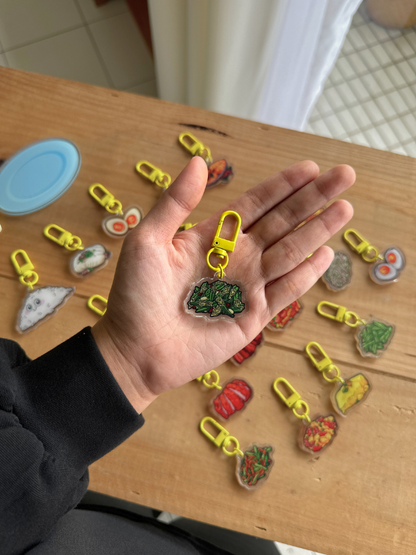 Okra Keychain