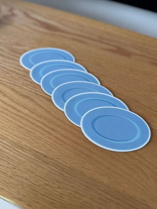Magnet Blue Plate CaiFUN Party Pack