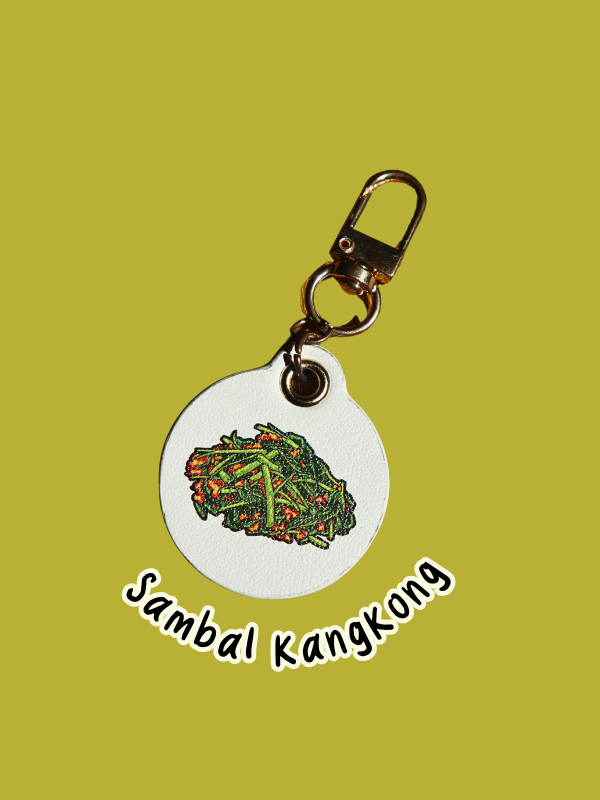 Nasi Padang Leather Bag Charm
