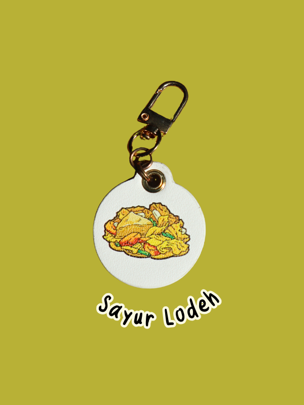 Nasi Padang Leather Bag Charm