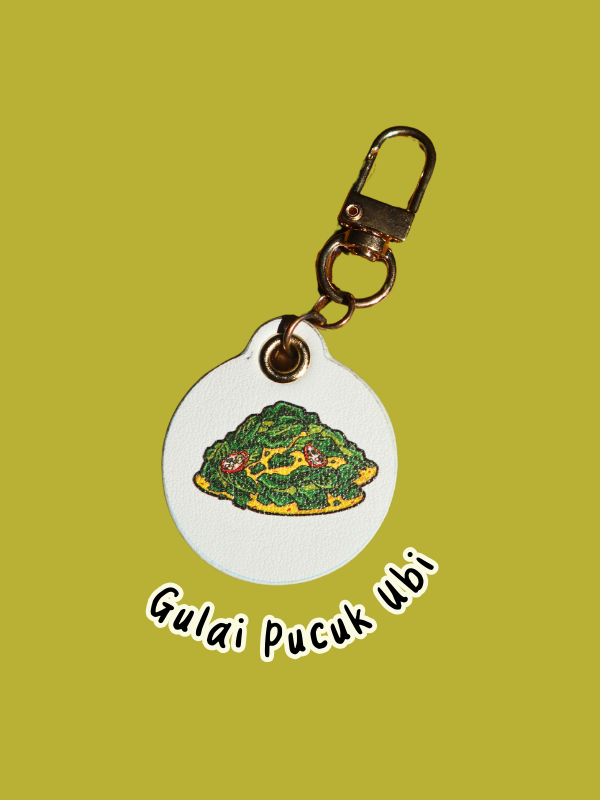 Nasi Padang Leather Bag Charm