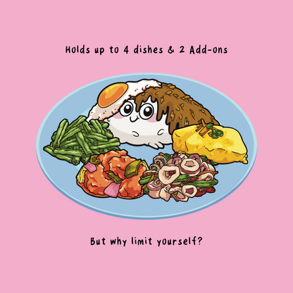 Blue Plate Sticker