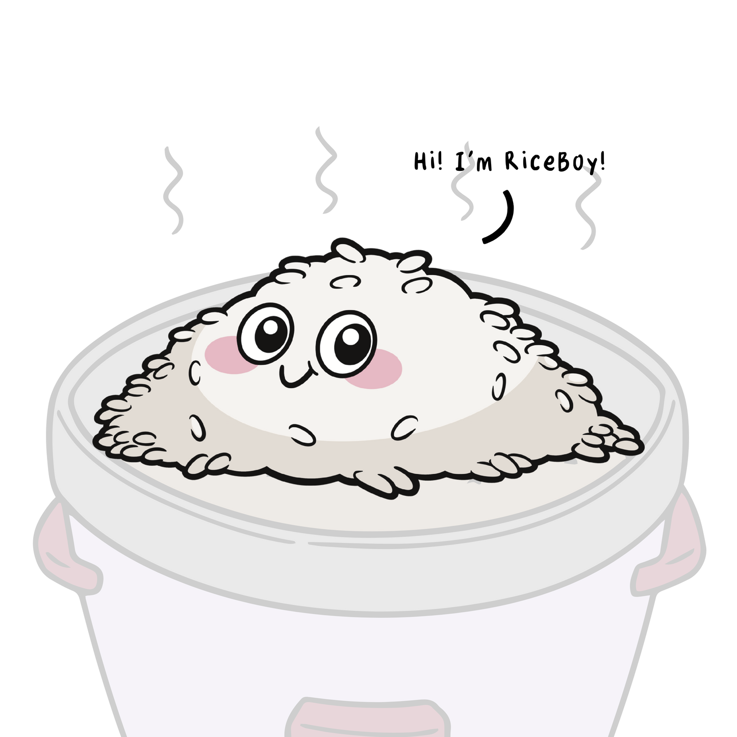 Rice Boy Sticker