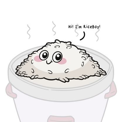 Rice Boy Sticker