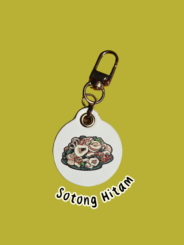 Nasi Padang Leather Bag Charm
