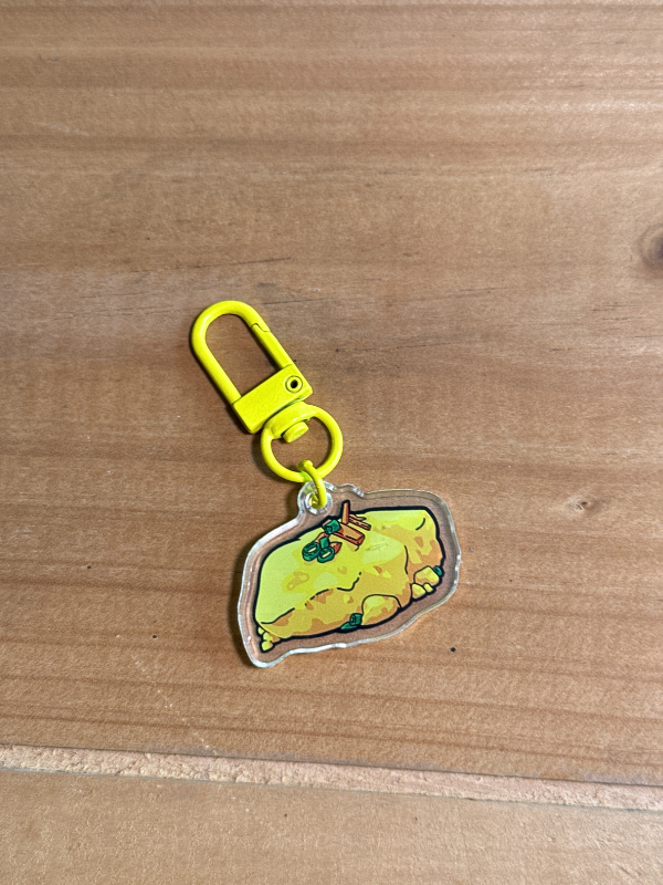 Steamed Egg Keychain