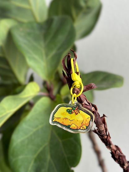 Steamed Egg Keychain