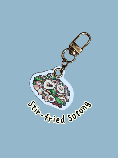 Tapau Box Leather Bag Charm