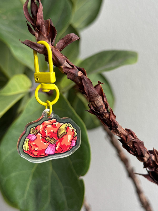 Sweet Sour Pork / Fish Keychain