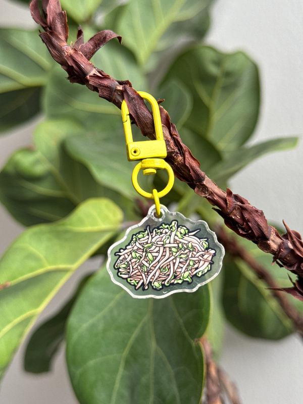 Bean Sprouts (taugeh) Keychain